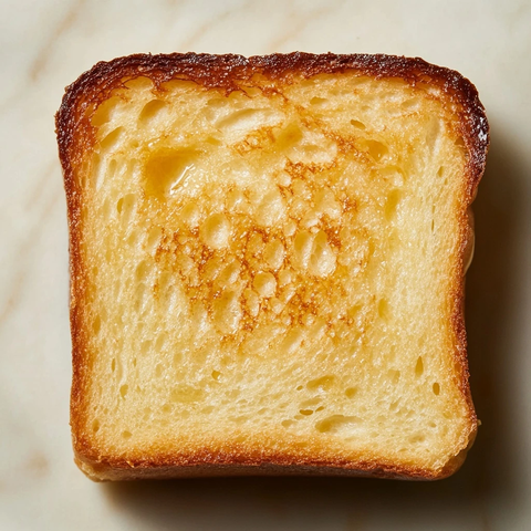 烤至金黄的布里欧修面包