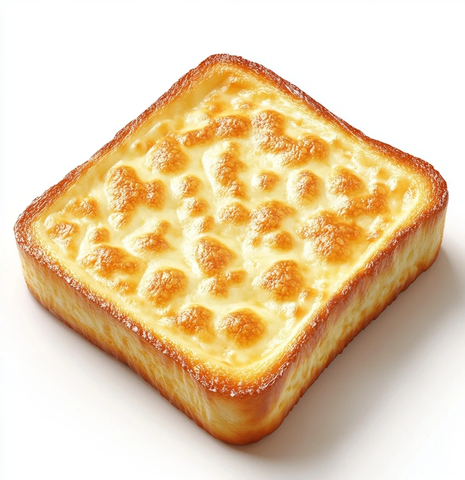 金黄色方形奶酪吐司