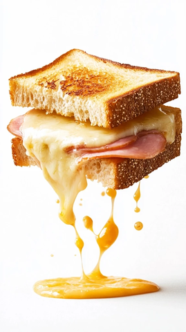 悬浮吐司火腿芝士