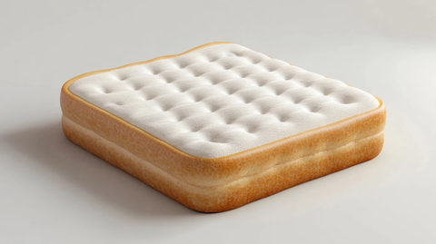 面包形状床垫单独展示