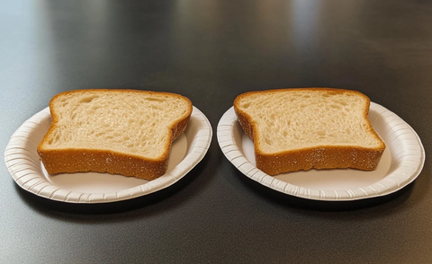 面包折叠放置纸