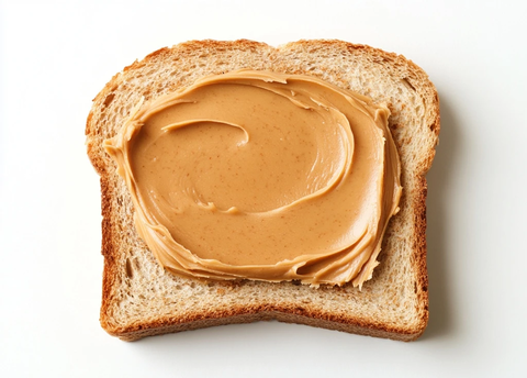 奶油花生酱面包片