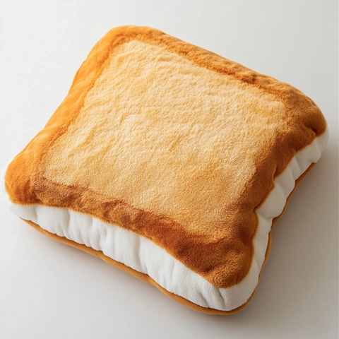 方形面包造型型枕外酥内软