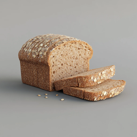 部分切片全谷物面包