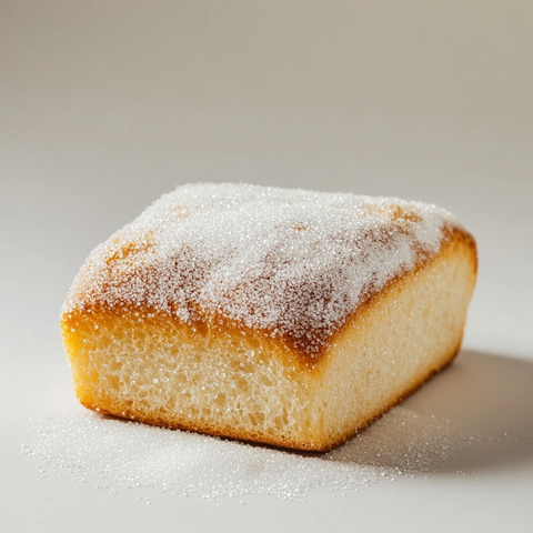 厚粗糖粒面包片