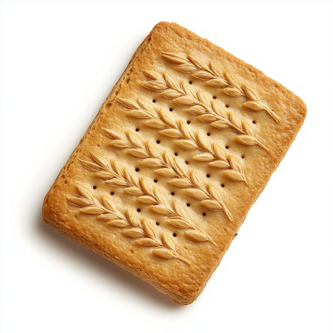 小麦饼干结构特写