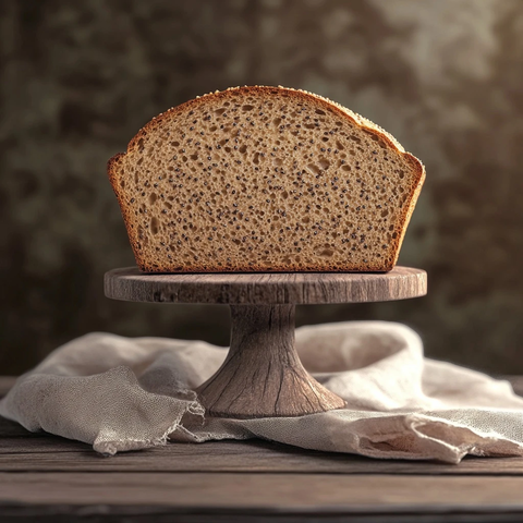 四层面包横截面展示