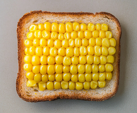 玉米片与吐司搭配