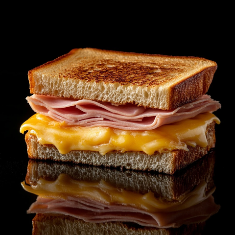 火腿芝士吐司三明治