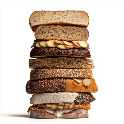 多样面包几何堆叠