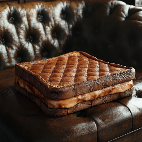 烤面包机皮革三明治椅子