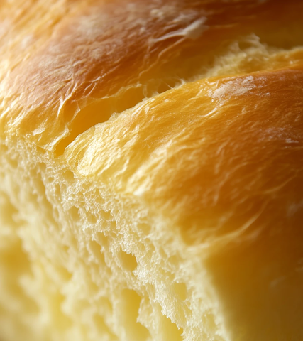 金黄面包柔软内里