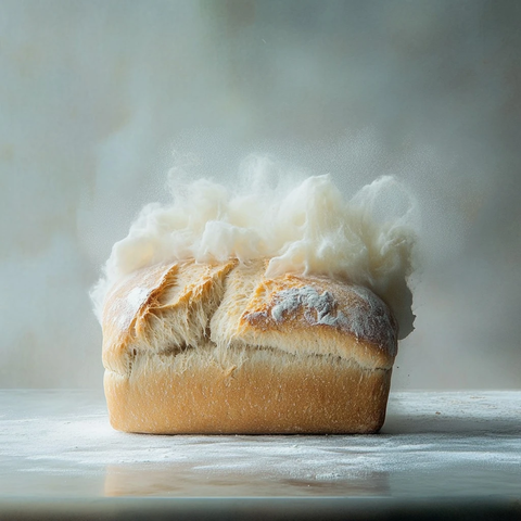 面包发霉膨胀占据屏幕