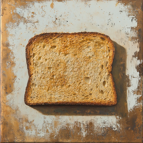 面包切片高清纹理细节