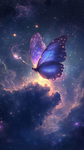 星尘蝴蝶穿越星云轨迹