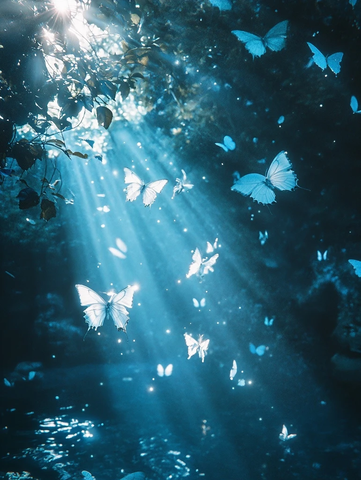 蝴蝶森林水光