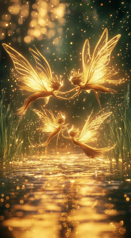 金翼仙女水面舞蹈