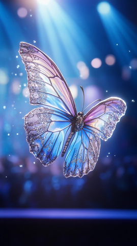 蝶翼银辉梦幻舞台