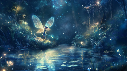 夜光仙子与星辰水畔