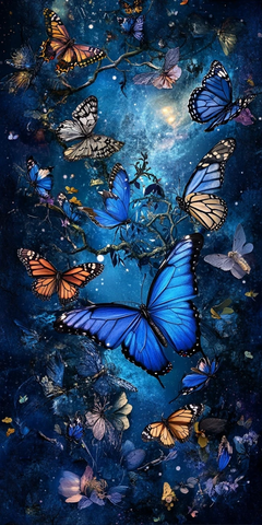 蝴蝶蜜蜂猛禽蜻蜓壁纸