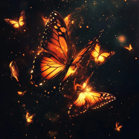 飞蝶燃烧翼穿梭星河