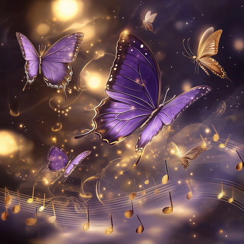 紫金蝴蝶飞舞音乐
