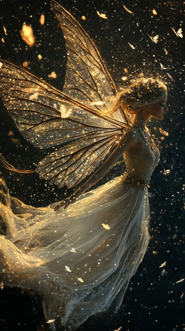 星夜蝶舞仙女裙