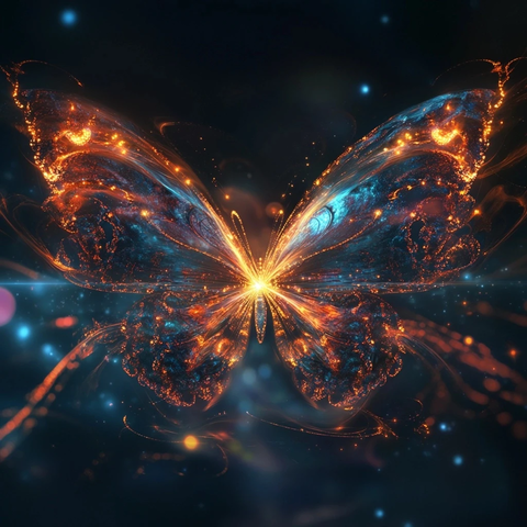 超导量子蝶翼分形图