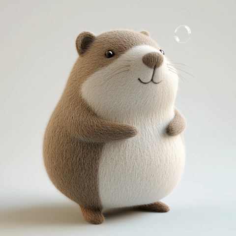 毛绒刺猬玩偶吹泡泡