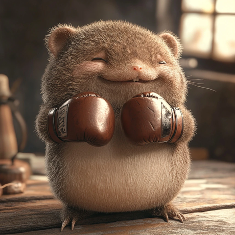 胖胖鼹鼠打拳击