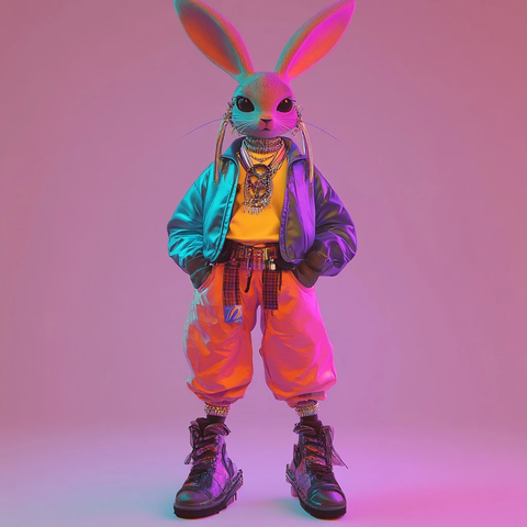 兔头人腿暖千禧风闪耀