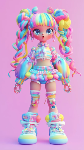 波利口袋可爱玩偶