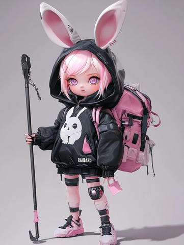 兔子背包角色设计