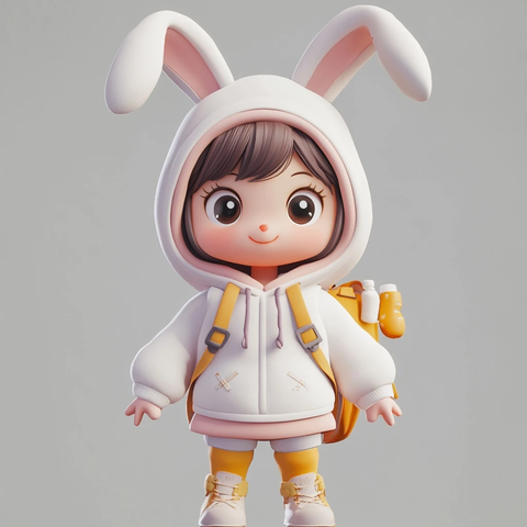 三维卡通服装设计展示