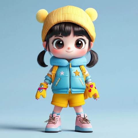 卡通角色大头鞋帽服饰