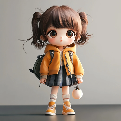 软发女孩盲盒风格