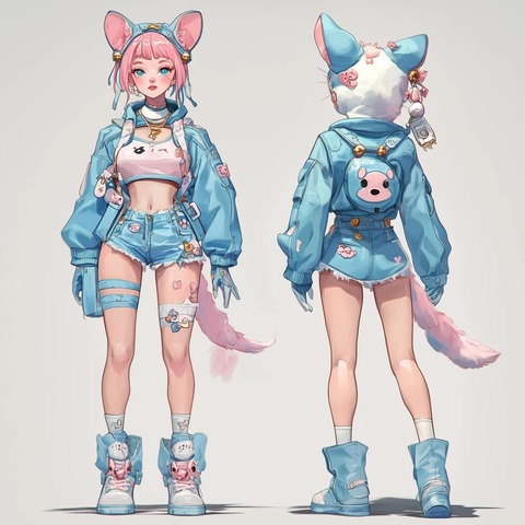 动物化角色设计服饰