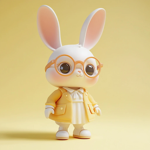 可爱兔子女盲盒玩具