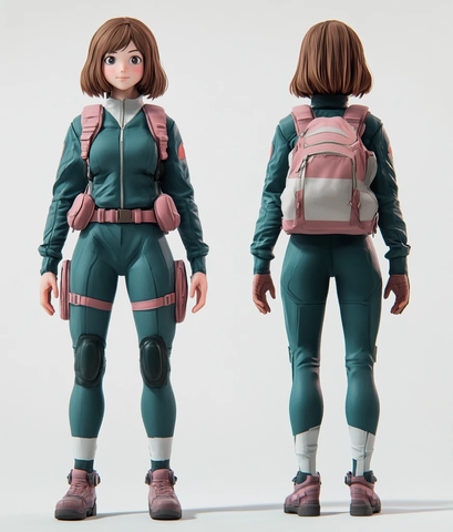 乌良卡前后视图真人版