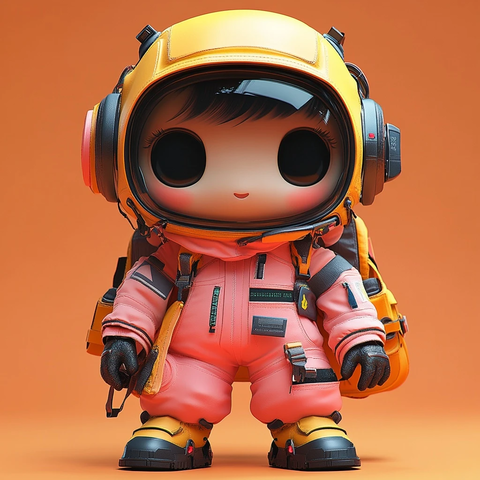 玩具盲盒模型男孩面具