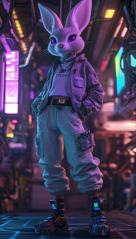 雪兔女孩星舰工程舱