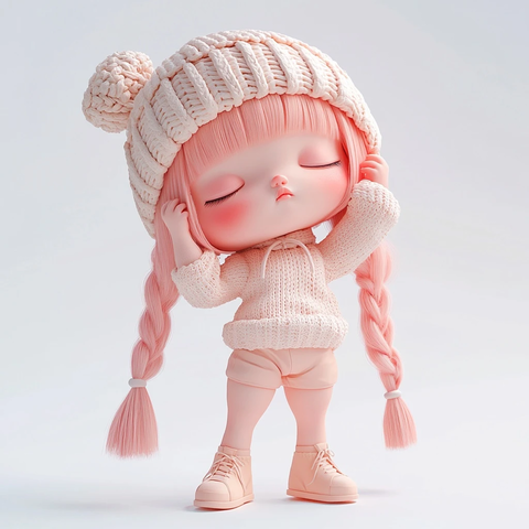 宝宝女孩透明树脂玩具