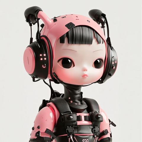 娃娃简约赛博朋克