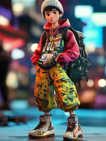 街头少年音乐节造型