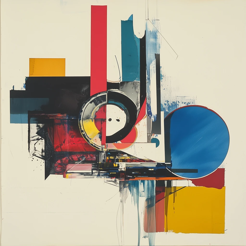 抽象形状与流行文化融合