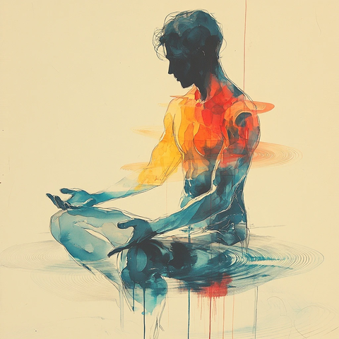 人物调整坐姿舒适氛围