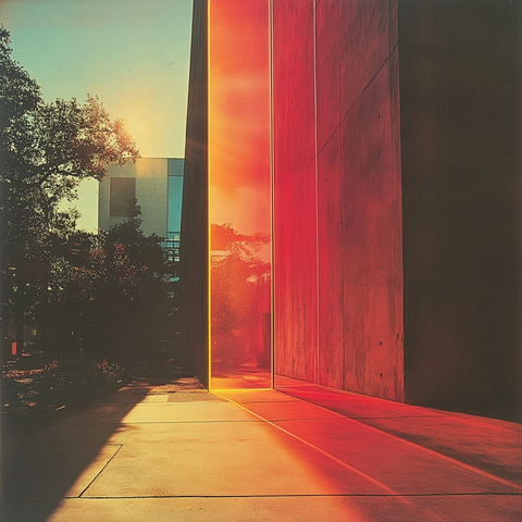 黑白粉红彩虹抽象设计