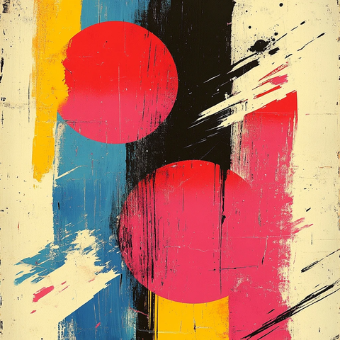 复古杂志风格背景图案