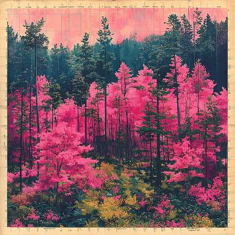 森林生长设计图