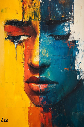 李奥诺雷克拉丝纳抽象油画